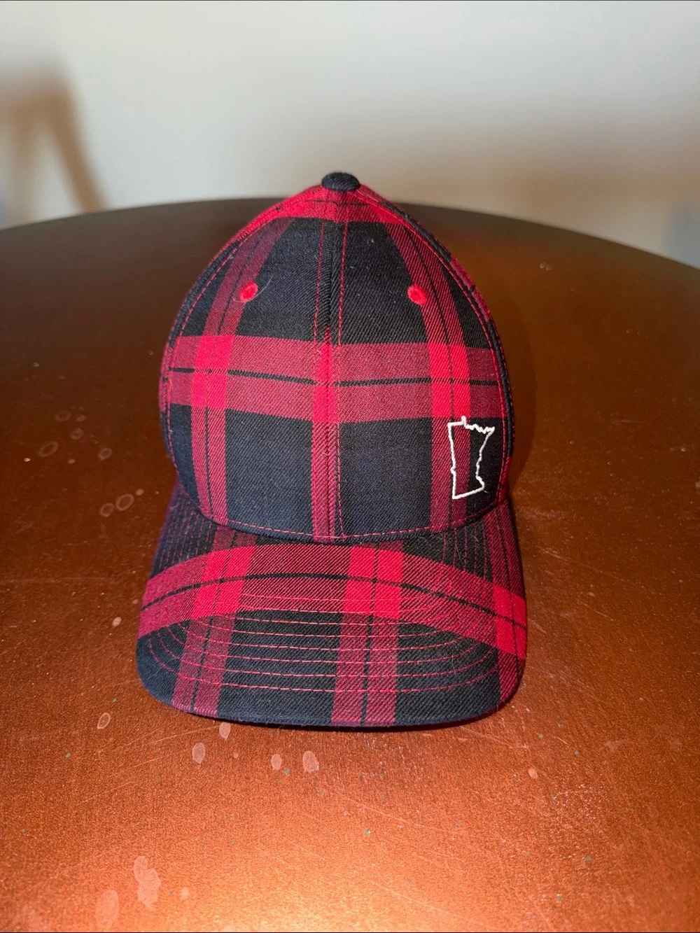 Red and Black Plaid Women's Baseball Cap